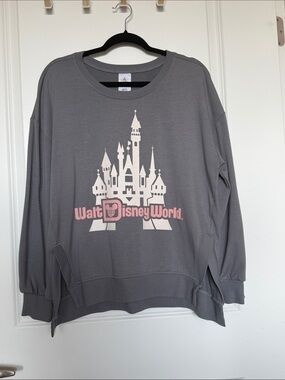 Walt Disney World Gray Pullover Sweatshirt